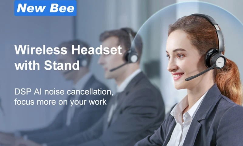 DSP ENC single ear wireless headset with mic DSP ENC single ear wireless headset with mic