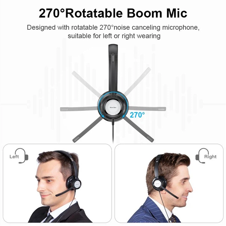 usb wired headphones with mic