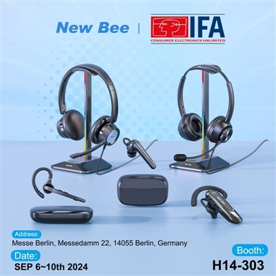 New Bee, Almanya IFA 2024'te En Yeni Kulaklıklarını Sergiledi